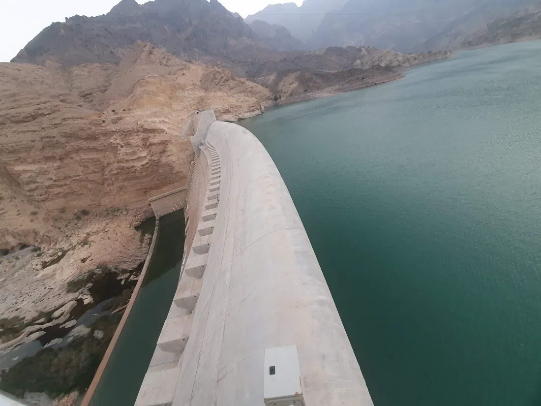 Presa de Wadi Dayqah, Mascate